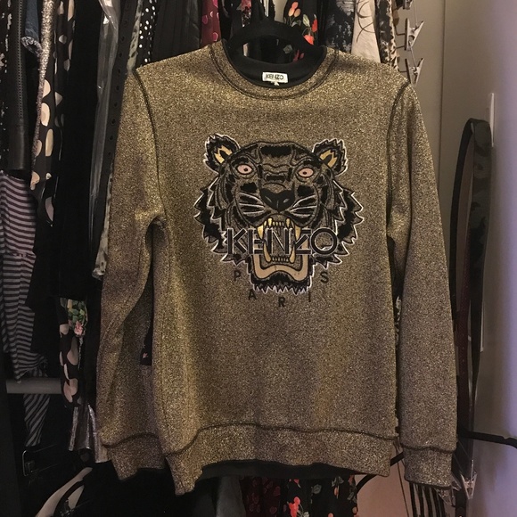 kenzo sweatshirt gold